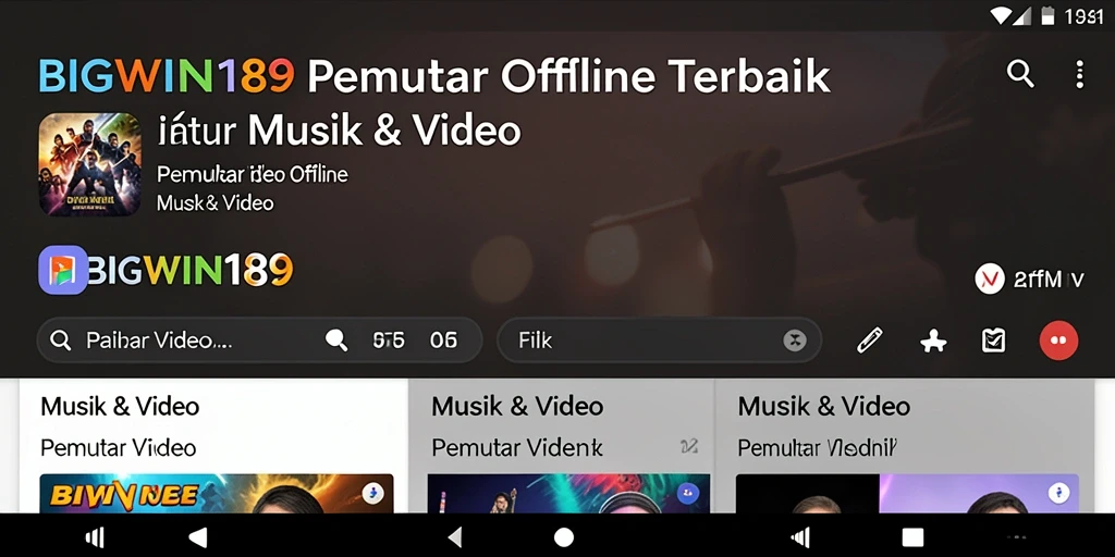 Antarmuka pengguna yang sederhana dan efisien dari BIGWIN189.