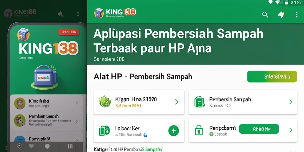Tampilan antarmuka KING138 yang bersih dan fungsional.