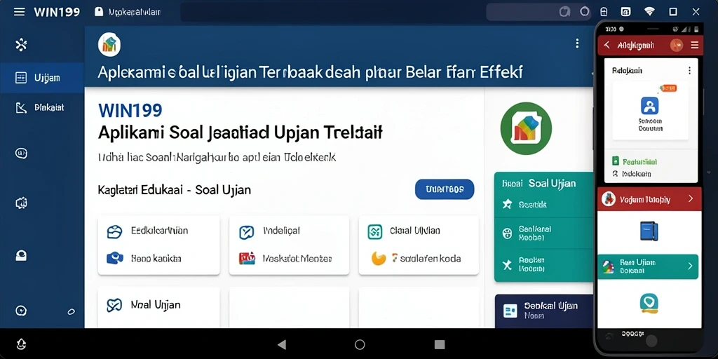 Antarmuka aplikasi WIN199 yang intuitif dan fungsional.