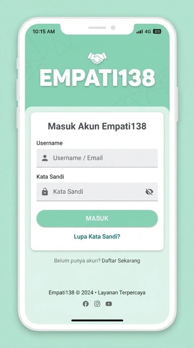 Panduan Masuk Akun empati138 untuk Pengguna Android